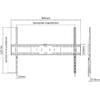 Βάση τηλεόρασης SUPERIOR 60-100 FIXED EXTRA SLIM